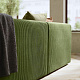 JÄTTEBO 4,5-местный модульный диван, самласа темный желто-зеленый