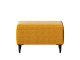 Пуф жёлто-оранжевый, ткань рогожка