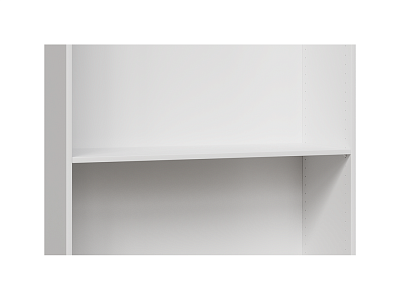 Полка МАКС/ПАКС длинная в двухдверный узкий шкаф, цвет белый