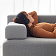 JÄTTEBO 2,5-местный модульный диван+козетка, левый с изголовьем/Tonerud серый