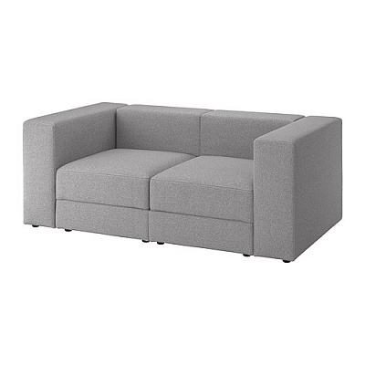 JÄTTEBO 2-местный модульный диван, Tonerud серый