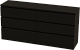 Комод большой с шестью выдвижными ящиками, цвет ясень черный