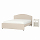 HAUGA комплект мебели для спальни,2 предм, 140x200 см, Lofallet бежевый/белый