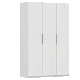 Шкаф ПАКС трехдверный, цвет белый, c 2-мя полками и штангой, 150x60x236 см