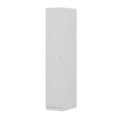Шкаф однодверный с рамочным фасадом, цвет белый