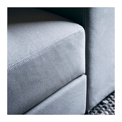 JÄTTEBO 2-местный модульный диван, с изголовьем/Tonerud серый