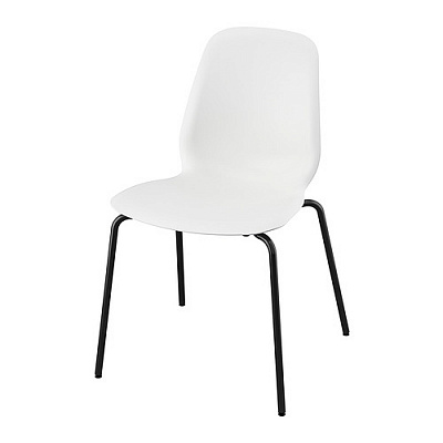 LIDÅS стул, белый/сефаст черный