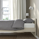 GURSKEN комплект мебели д/спальни, 4 предм., 140x200 см, светло-бежевый