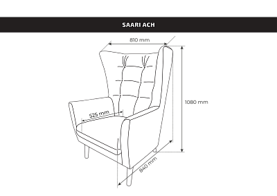Кресло для отдыха светло-серое, ткань рогожка