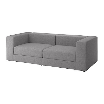 JÄTTEBO 3-местный модульный диван, Tonerud серый